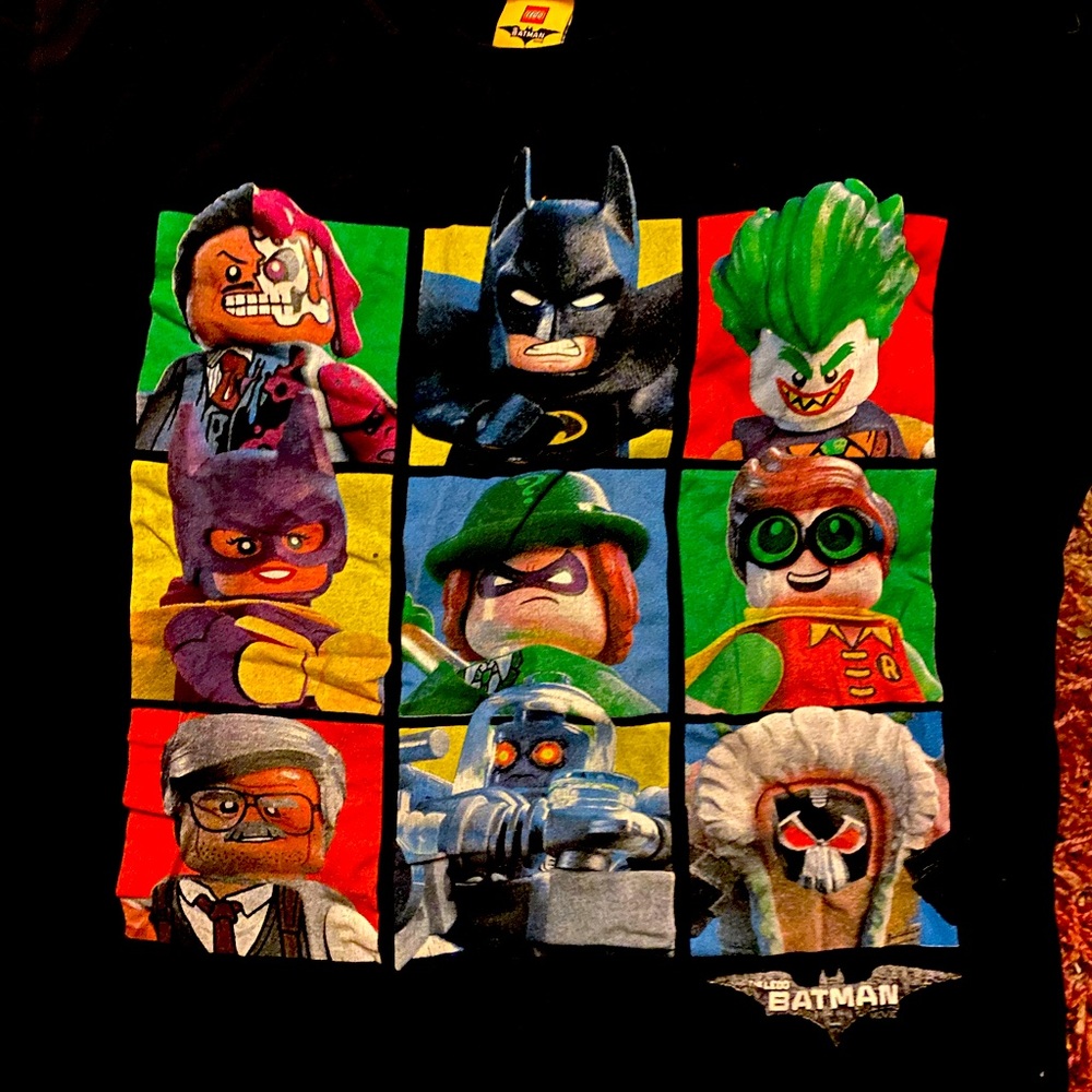 Boys Official Batman Characters T Shirt Size Medium